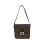 Fendi Mamma Baguette Canvas Red Shoulder Bag