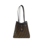 Fendi Luxury Canvas Red Shoulder Bag Style 52
