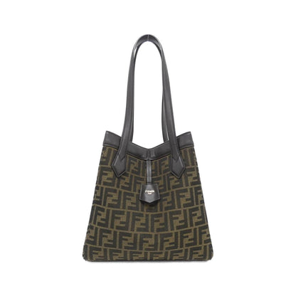Fendi Luxury Canvas Red Shoulder Bag Style 46