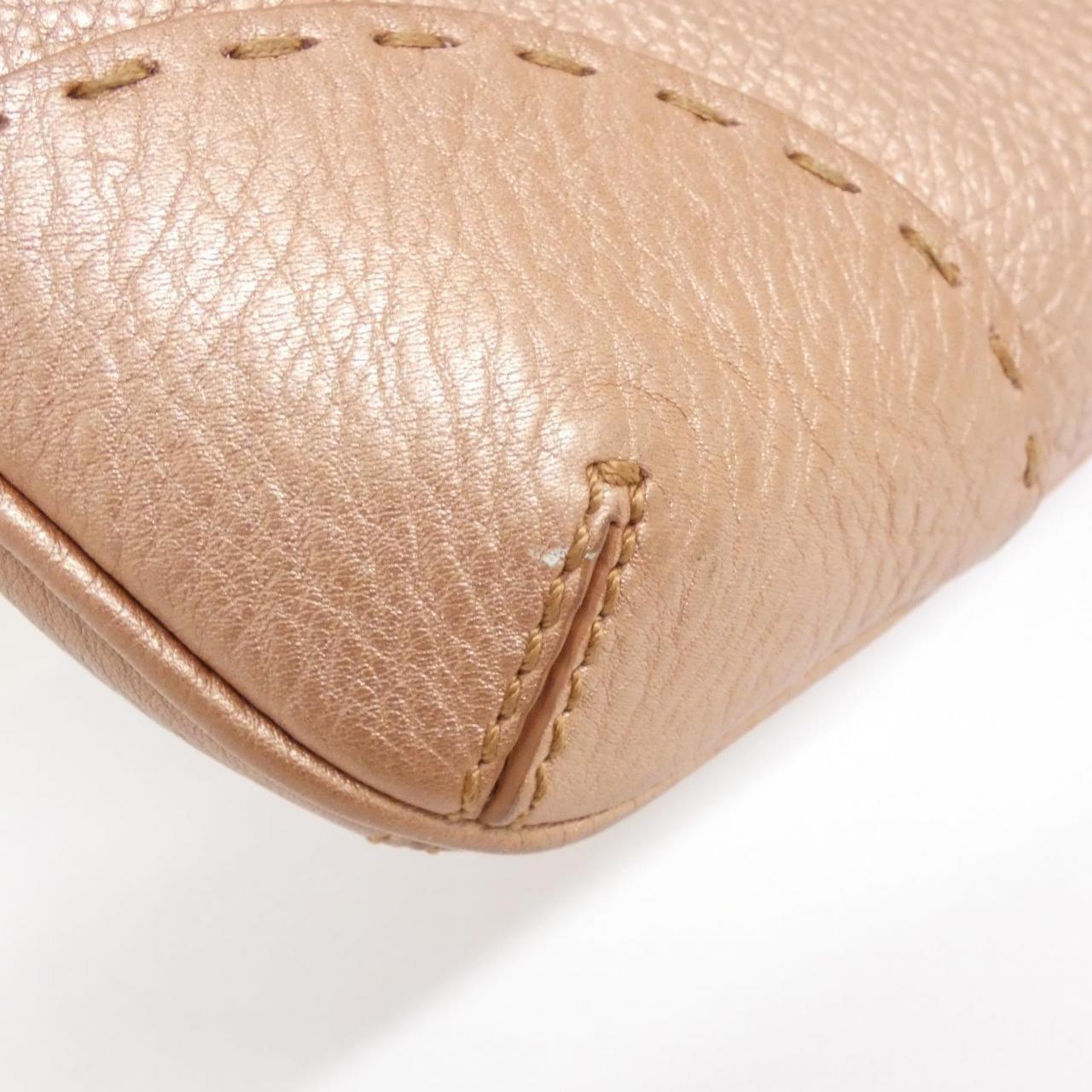 Fendi Leather Red Shoulder Bag Style 17