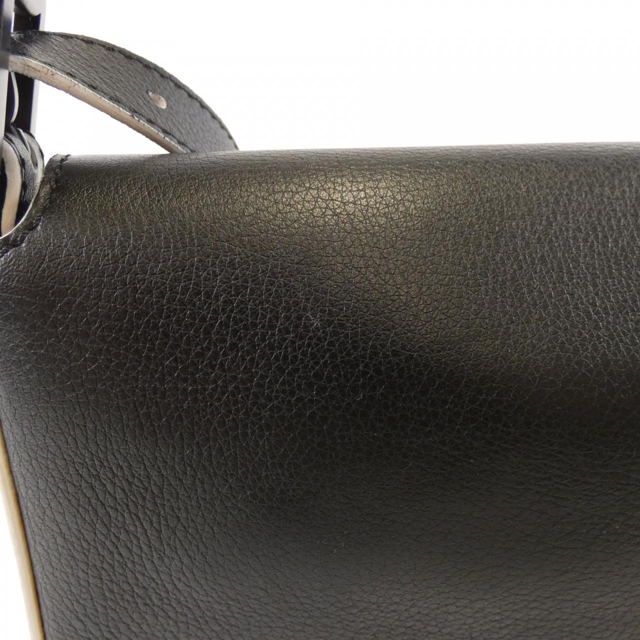 Fendi Bag Bugs Baguette Leather Shoulder Bag