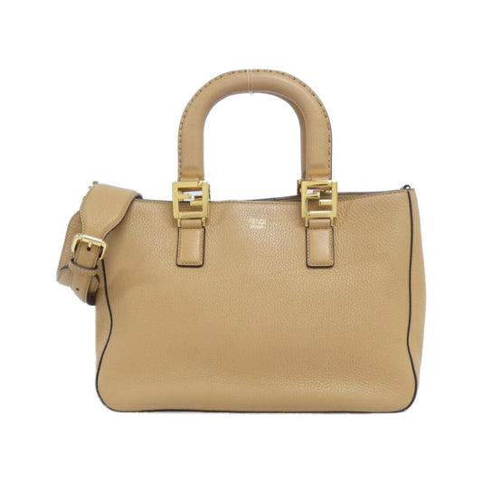 Fendi Tote Leather Red Tote Bag Style 13