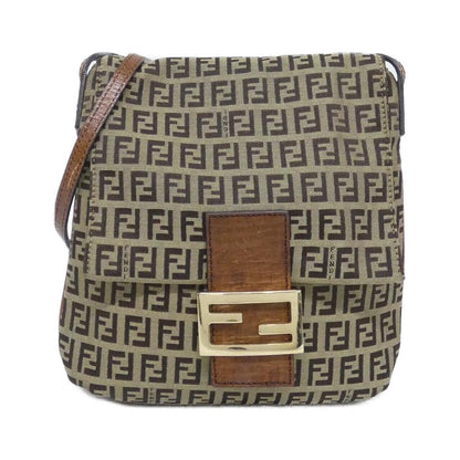 Fendi Luxury Canvas Red Shoulder Bag Style 44