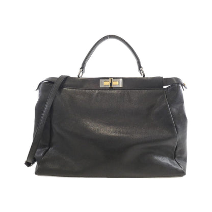 Fendi Peekaboo Leather Red Handbag Style 15
