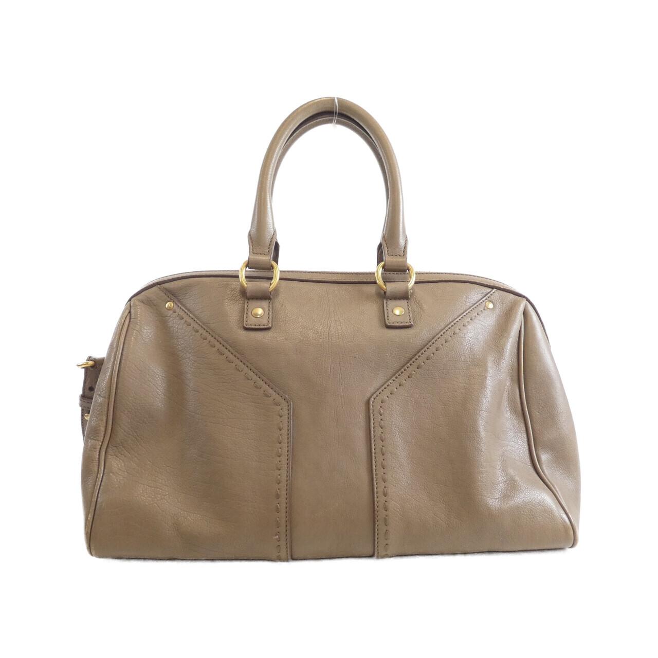 Yves Saint Laurent Weekly M Leather Boston Bag