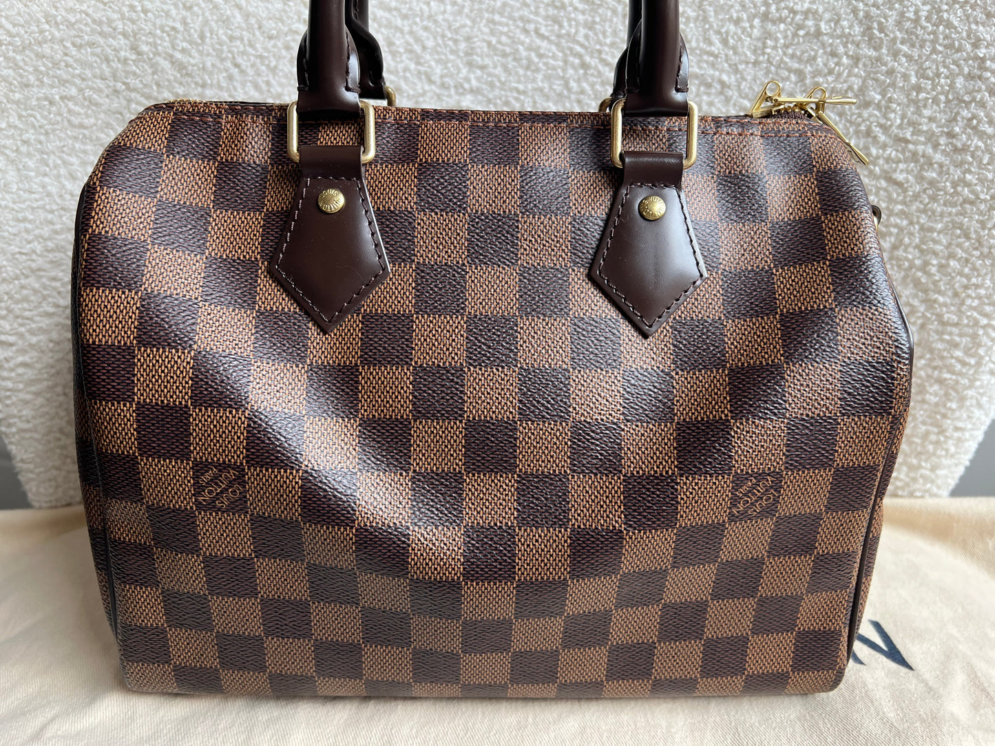 Louis Vuitton Speedy 25 Bandouliere Damier Ebene (RRP £1,470)