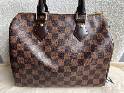 Louis Vuitton Speedy 25 Bandouliere Damier Ebene (RRP £1,470)