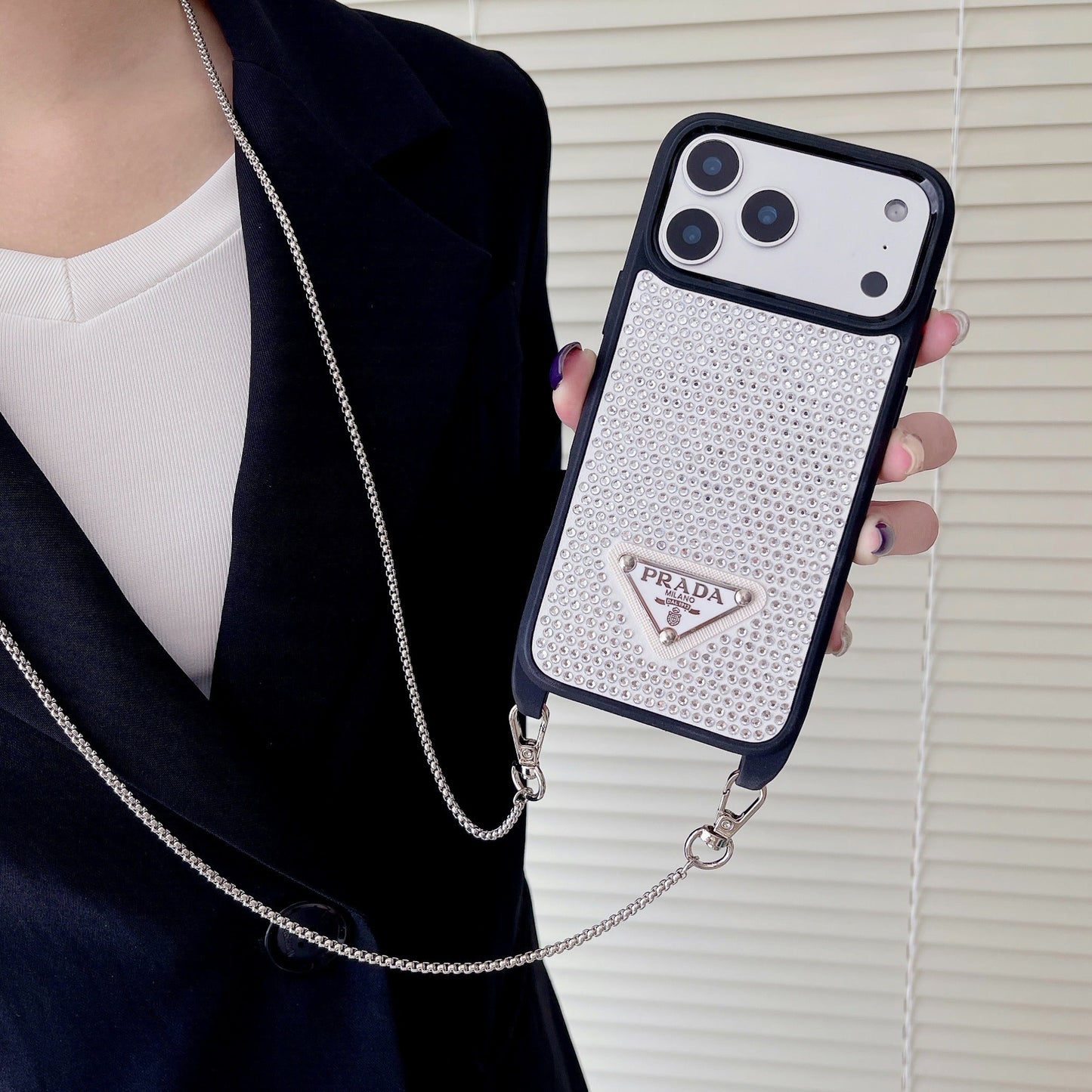 3 Color Phone Case on Chain iPhone