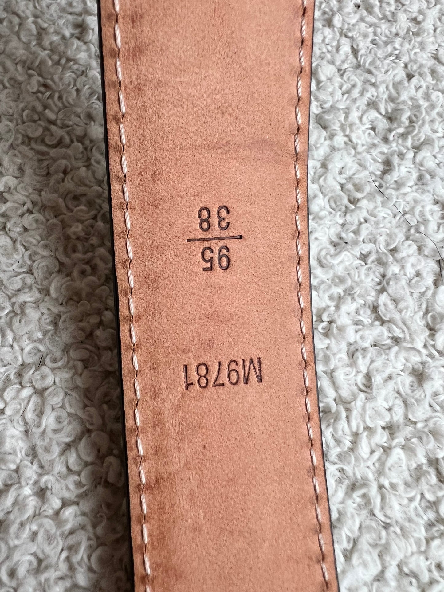 Louis Vuitton Initials Belt Monogram Size 95