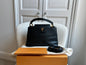 Louis Vuitton Capucines MM Black with Silver Hardware (RRP £4,350)