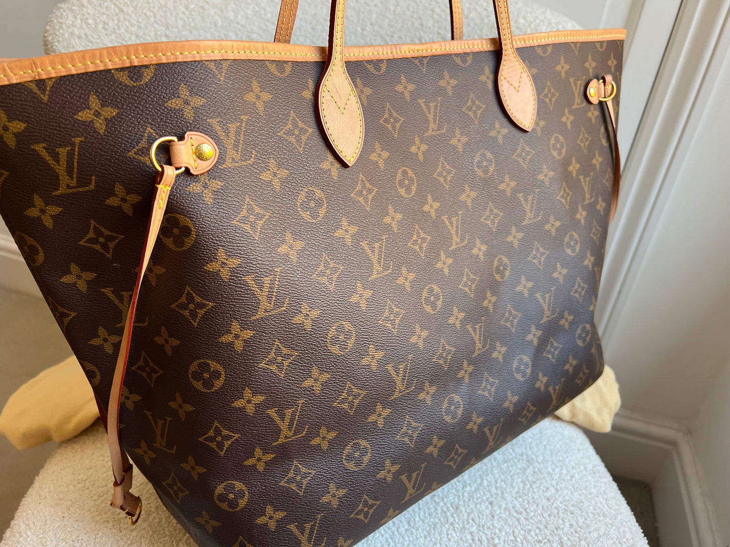 Louis Vuitton Neverfull GM Monogram Pivoine Interior (RRP £1,500)