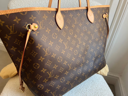 Louis Vuitton Neverfull GM Monogram Pivoine Interior (RRP £1,500)