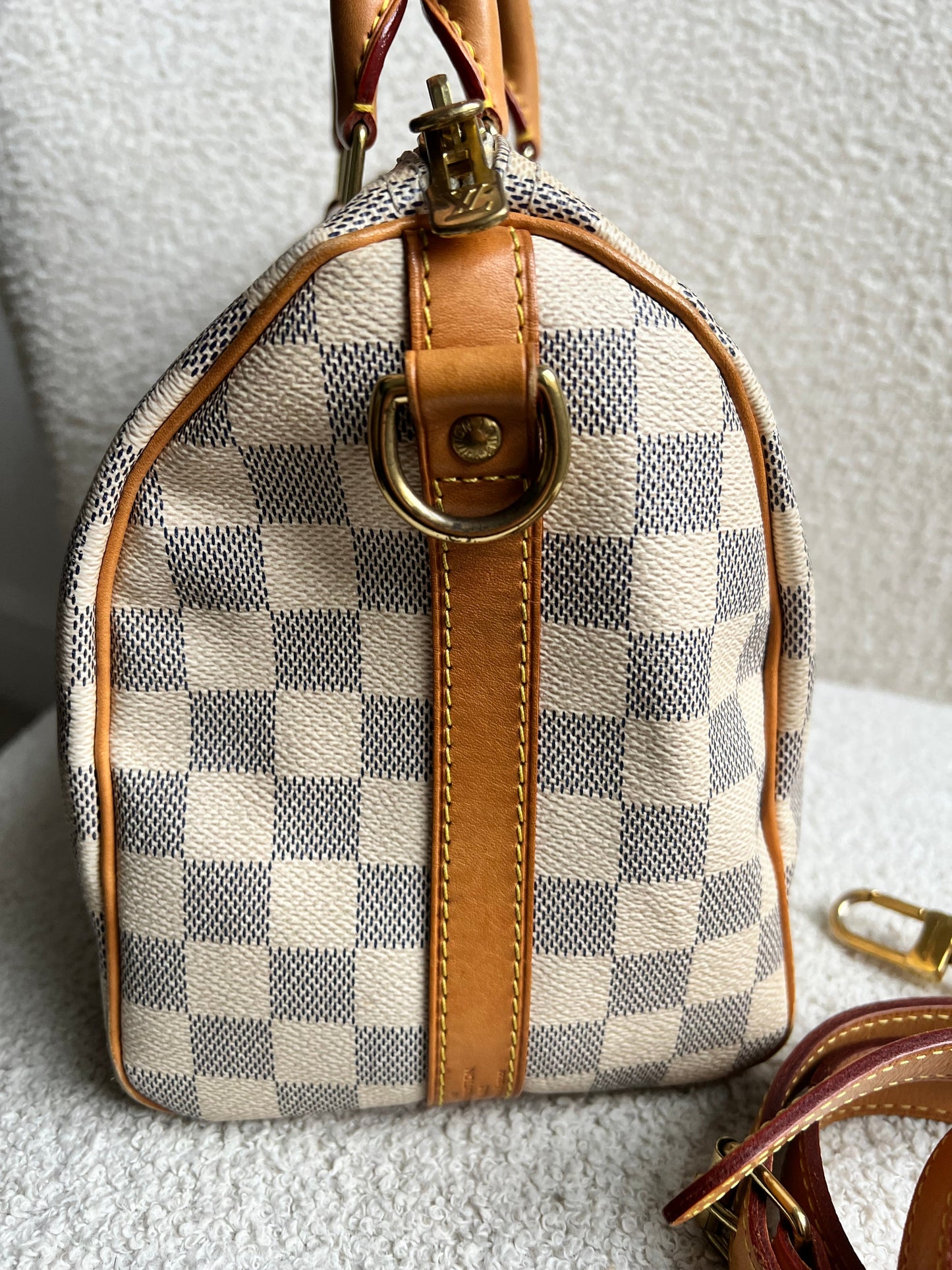 Louis Vuitton Speedy 25 Bandouliere Damier Azur (RRP £1,440)