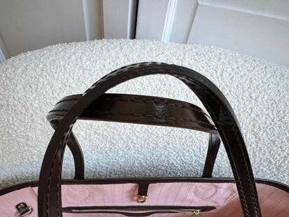 Louis Vuitton Neverfull MM Damier Ebene Rose Ballerine (RRP £1430)
