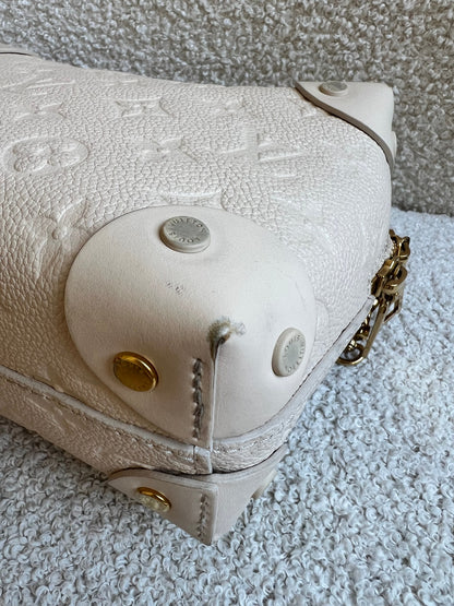 Louis Vuitton Cream Empreinte Petite Malle Souple Bag (RRP £2420)
