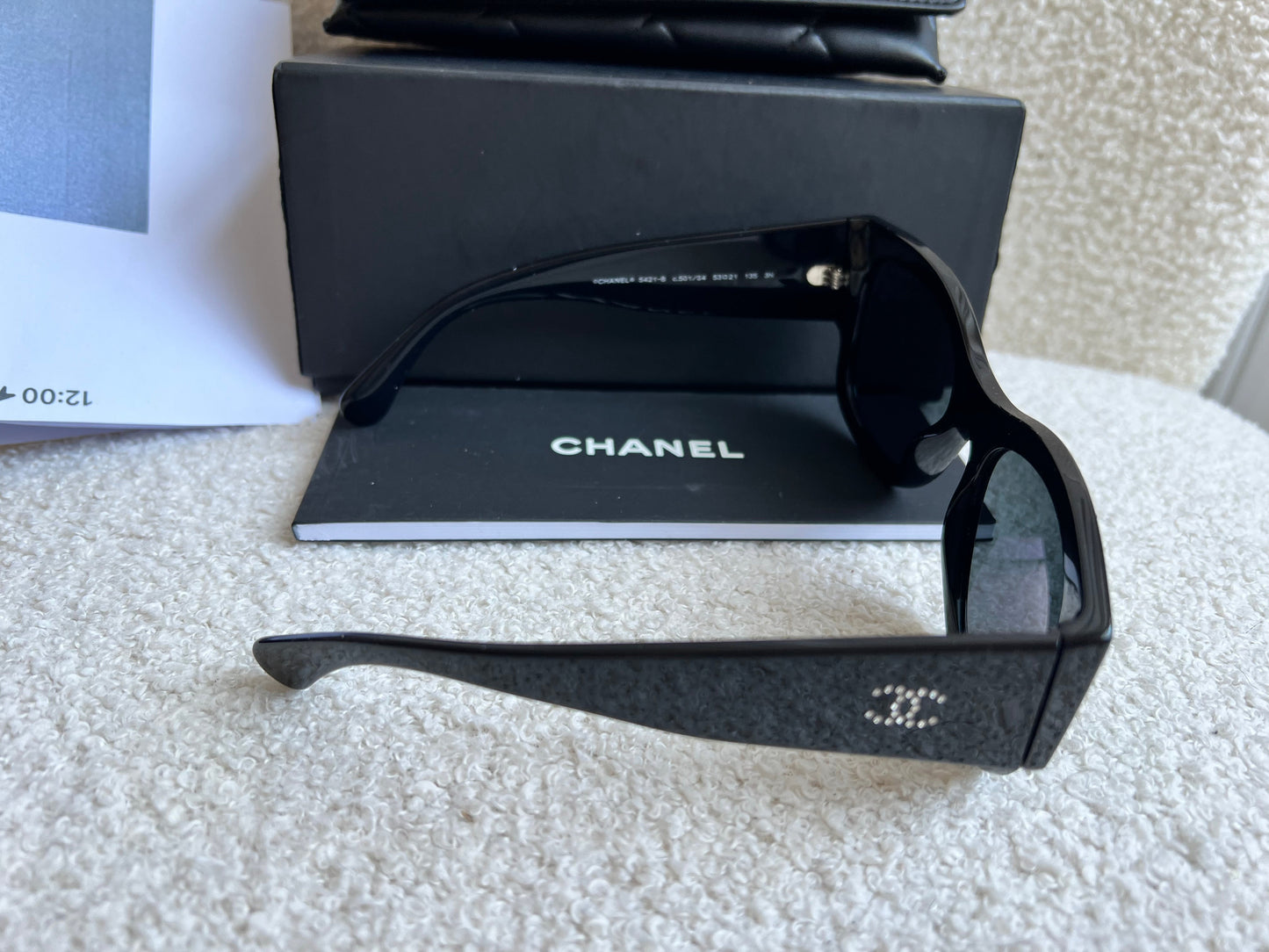 Chanel Black Embellished Sunglasses (RRP £640)