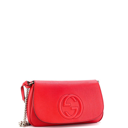 Soho Chain Crossbody Bag (Outlet) Leather Medium