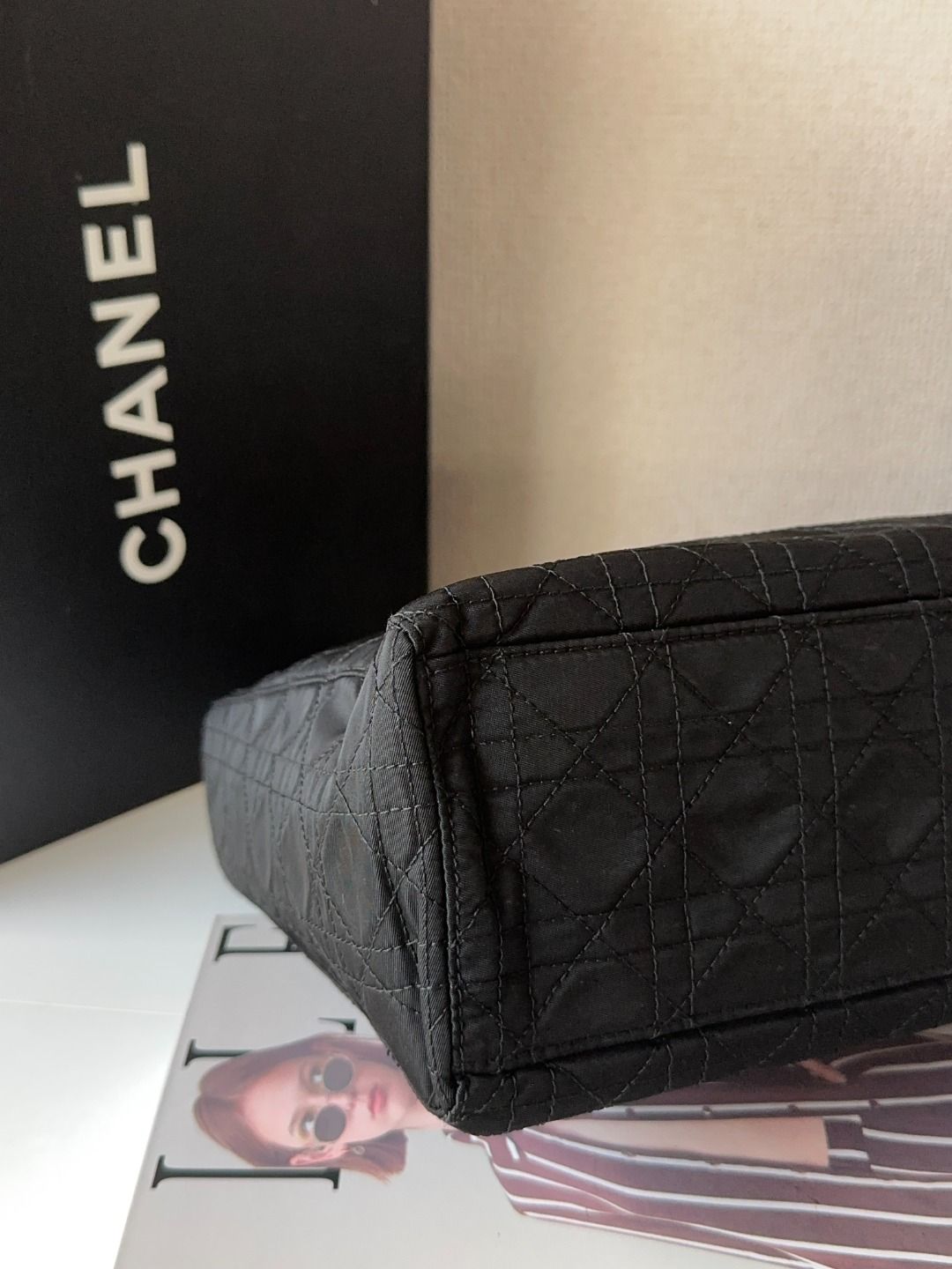 Christian Dior Cannage Top Handle Bag - Black Handle Bags Handbags Mr06082025X838