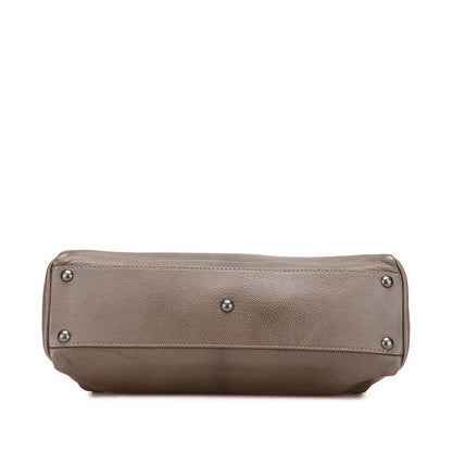Fendi Peekaboo Leather Red Handbag Style 41