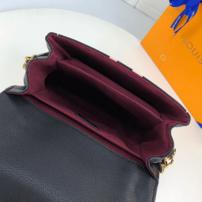 Makersluxe - Monogram Crossbody Bag Black