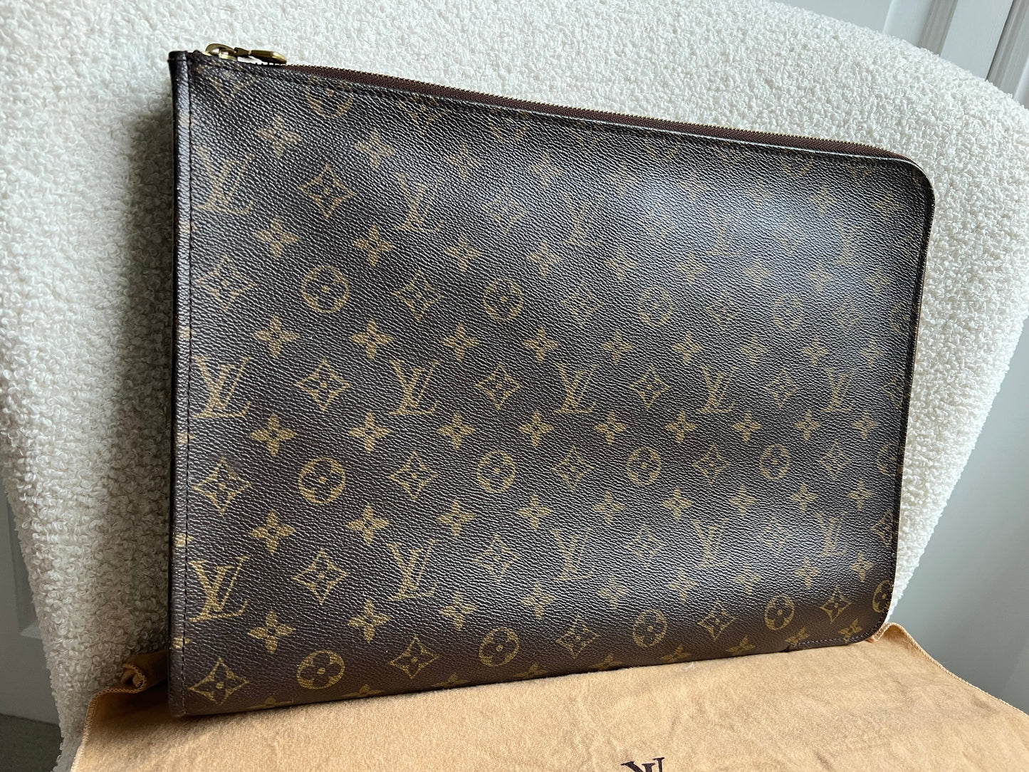 Louis Vuitton Monogram Poch Documents Portfolio Case 39