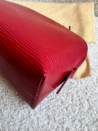 Louis Vuitton Cosmetic Pouch PM Red Epi