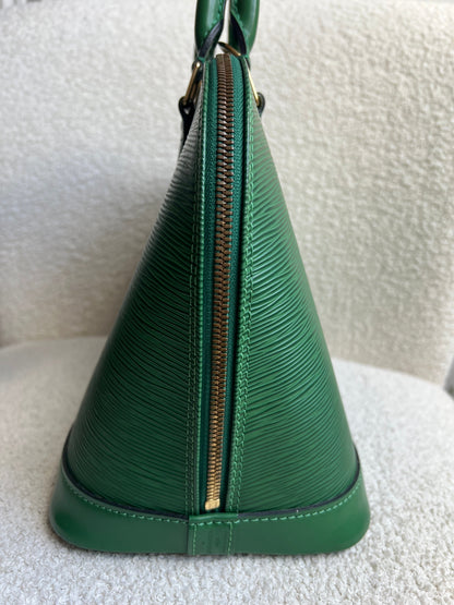Louis Vuitton Alma PM Green Epi