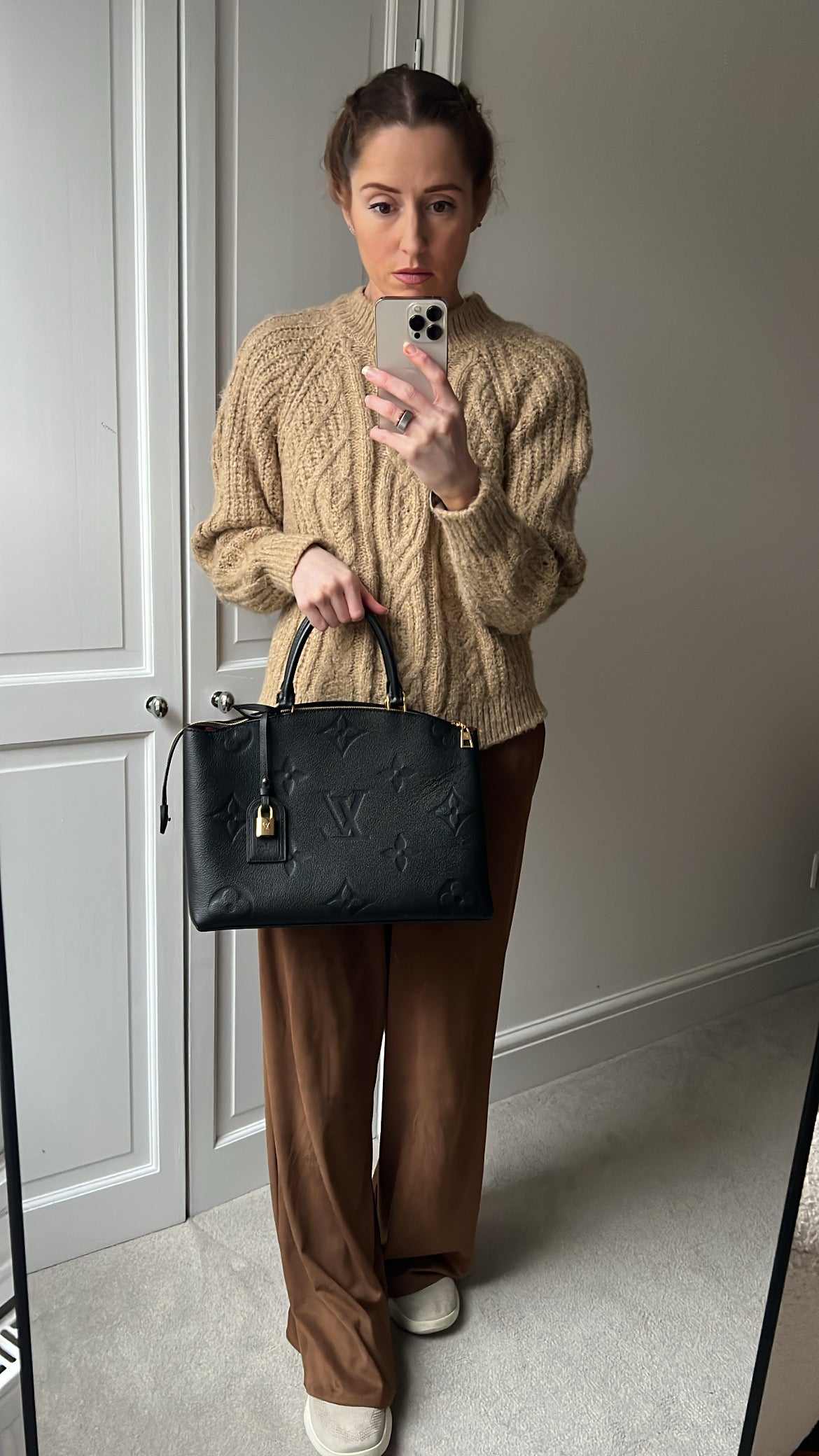 Louis Vuitton Petit Palais Black Empreinte (RRP £2,350)