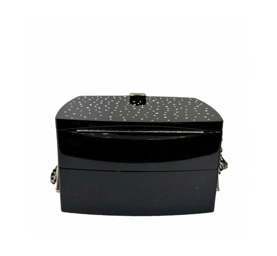 Chanel Luxury Leather Black Handbag Leather