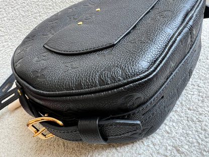Louis Vuitton Boite Chapeau Souple MM Black Empreinte (RRP £2590)