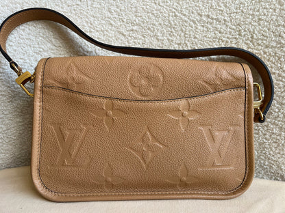 Louis Vuitton Diane Satchel Sand Empreinte (RRP £2,120)