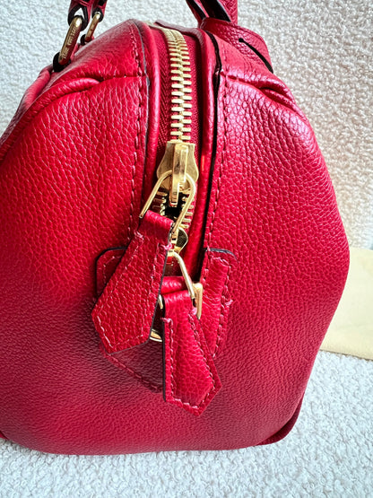 Louis Vuitton Speedy 25 Red Empreinte (RRP £1,840)