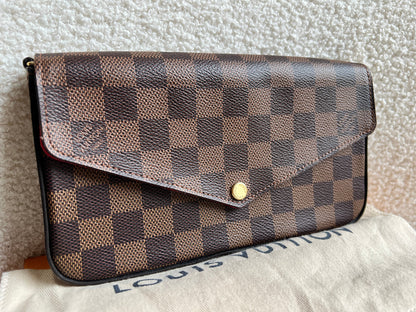 Louis Vuitton Felicie Pochette Damier Ebene (RRP £1110)