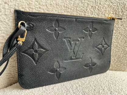 Louis Vuitton Pouch (from Neverfull) Black Empreinte