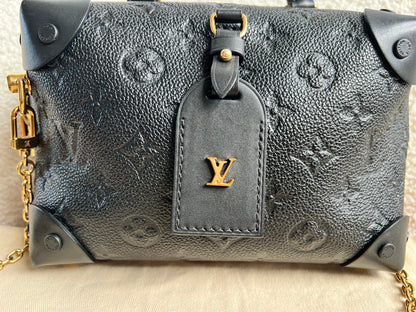 Louis Vuitton Black Empreinte Petite Malle Souple Bag (RRP £2420)