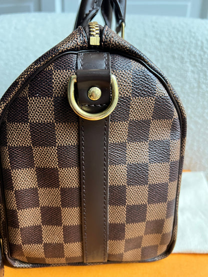 Louis Vuitton Speedy 25 Bandouliere Damier Ebene (RRP £1,440)