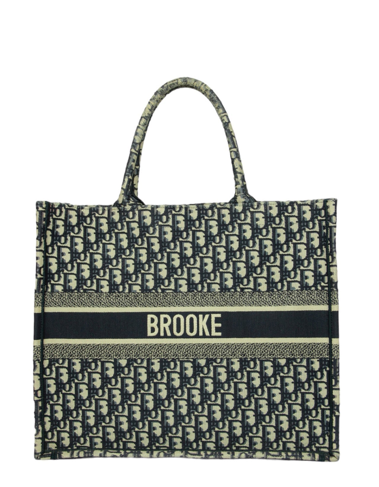 Dior Book Tote Oblique Blue Tote Bag Style 14