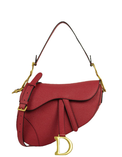 Dior Saddle Calfskin Red Crossbody