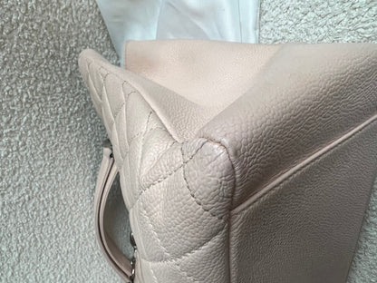 Chanel Light Pink Caviar Grand Shopper Tote with silver hardware (GST)