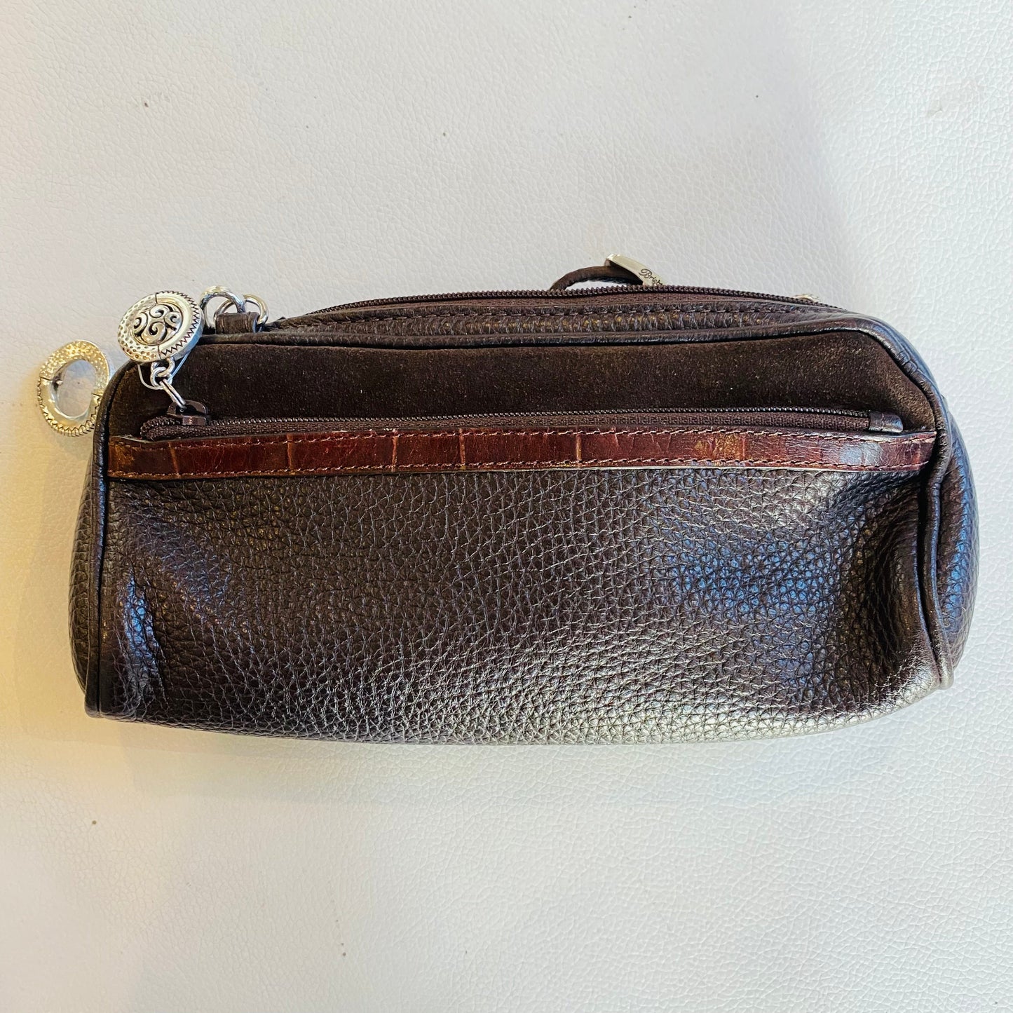 BRIGHTON Crossbody Brown Leather NWT