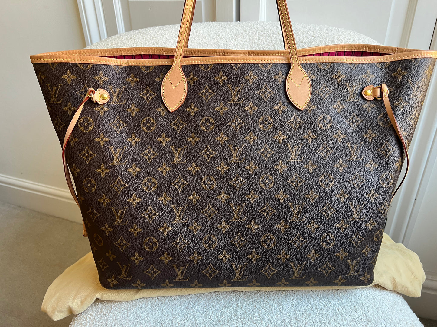 Louis Vuitton Neverfull GM Monogram Pivoine Interior (RRP £1,500)