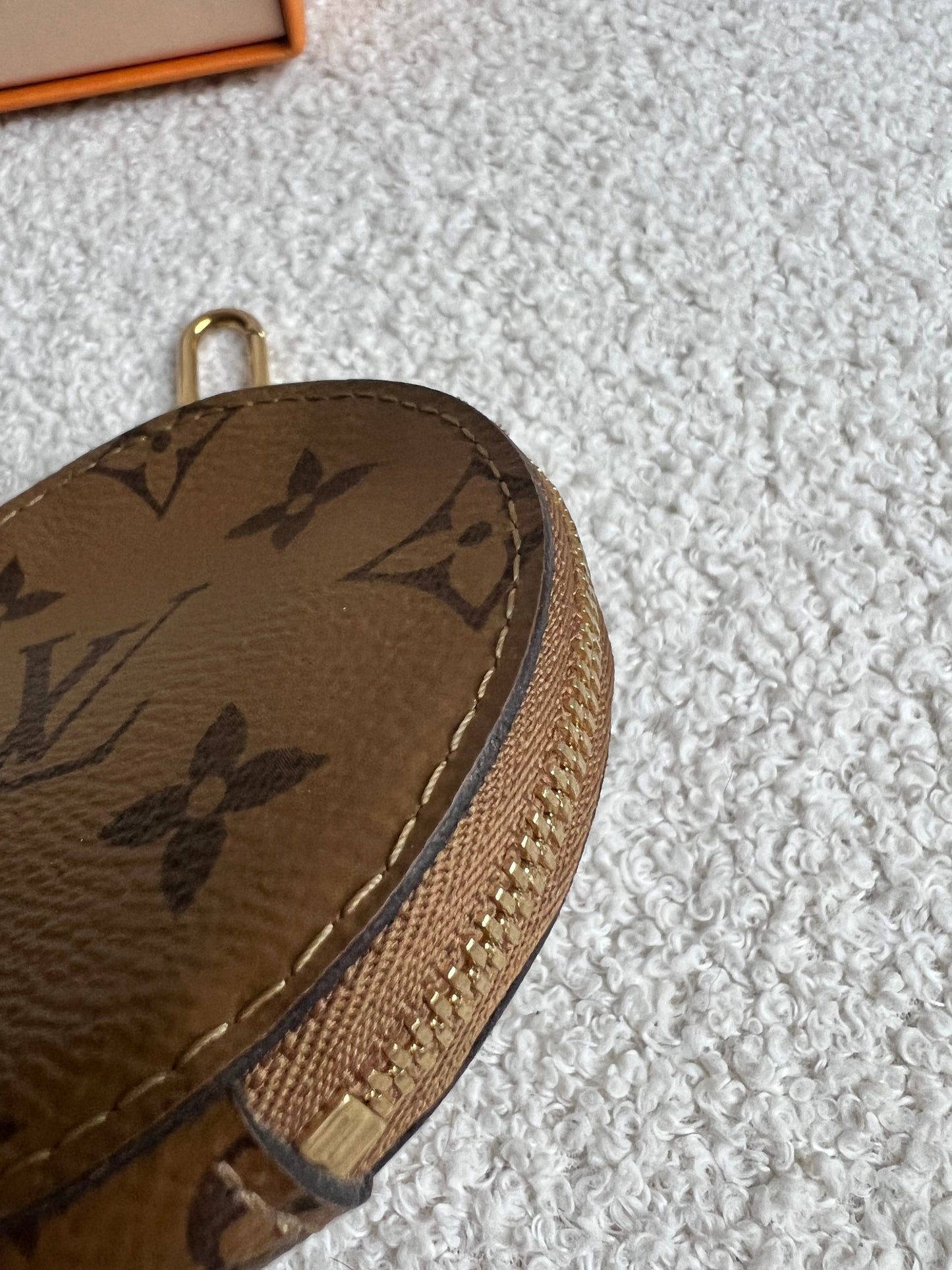 Louis Vuitton Round Coin Purse Reverse Monogram