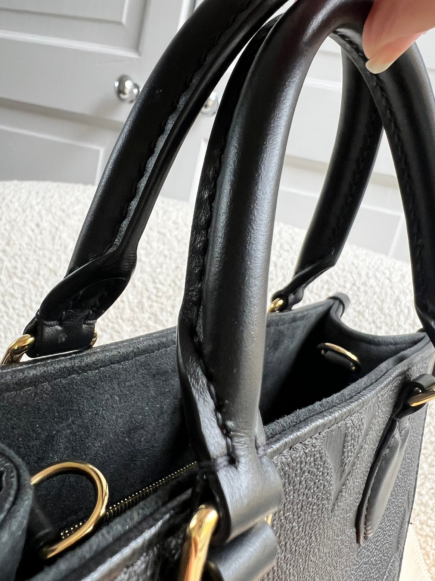 Louis Vuitton On the Go Black PM Empreinte (RRP £2,420)