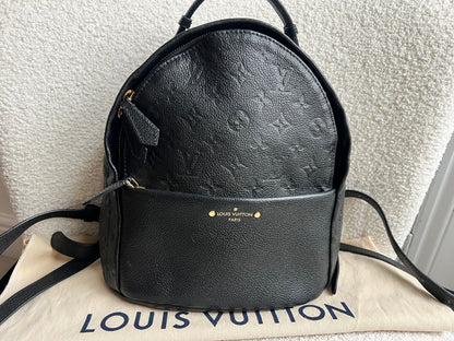 Louis Vuitton Sarbonne Backpack Black Empreinte