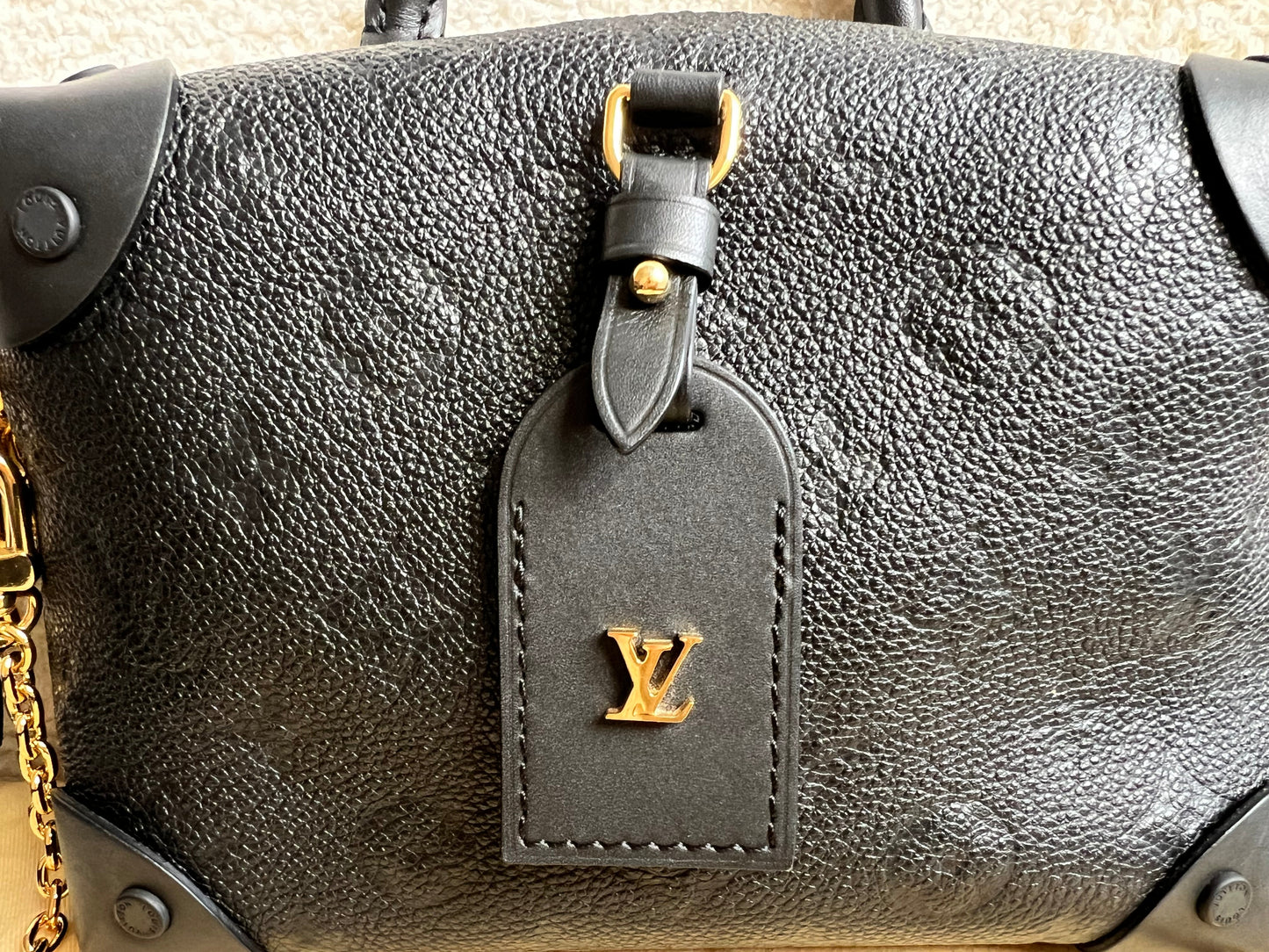 Louis Vuitton Black Empreinte Petite Malle Souple Bag (RRP £2420)