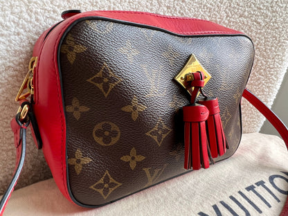 Louis Vuitton Saintonge Monogram Red