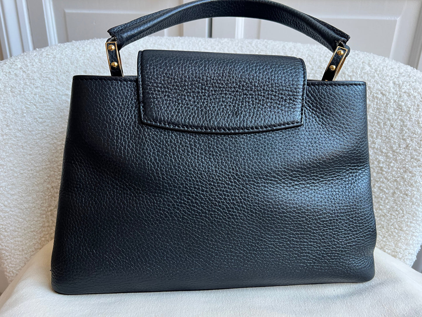 Louis Vuitton Capucines MM Black with Silver Hardware (RRP £4,350)