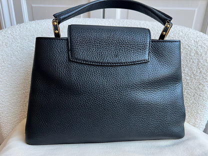 Louis Vuitton Capucines MM Black with Silver Hardware (RRP £4,350)
