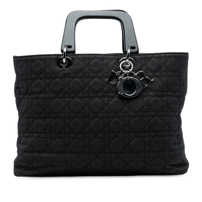 Dior Lady Dior Cannage Black Handbag Style 4