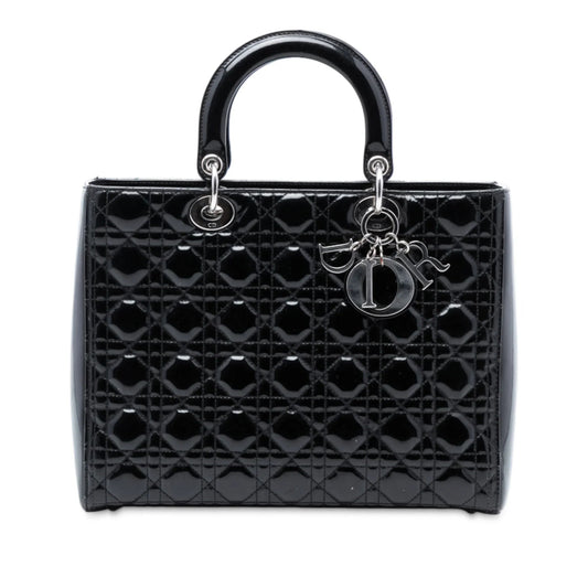 Dior Lady Dior Cannage Black Handbag Style 2